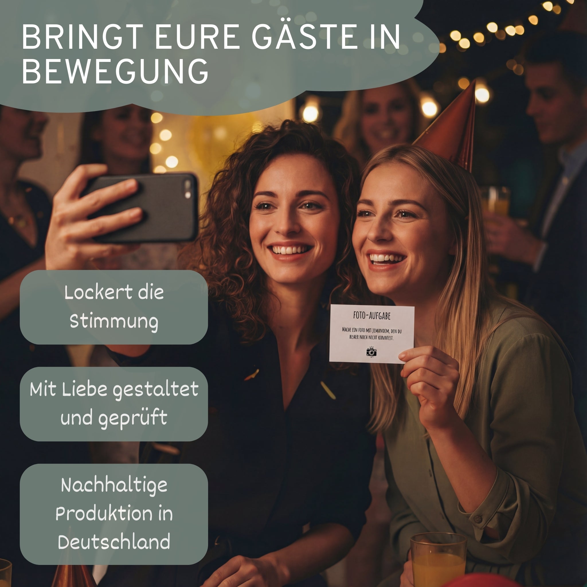 Fotoaufgaben Geburtstag – 60 Karten