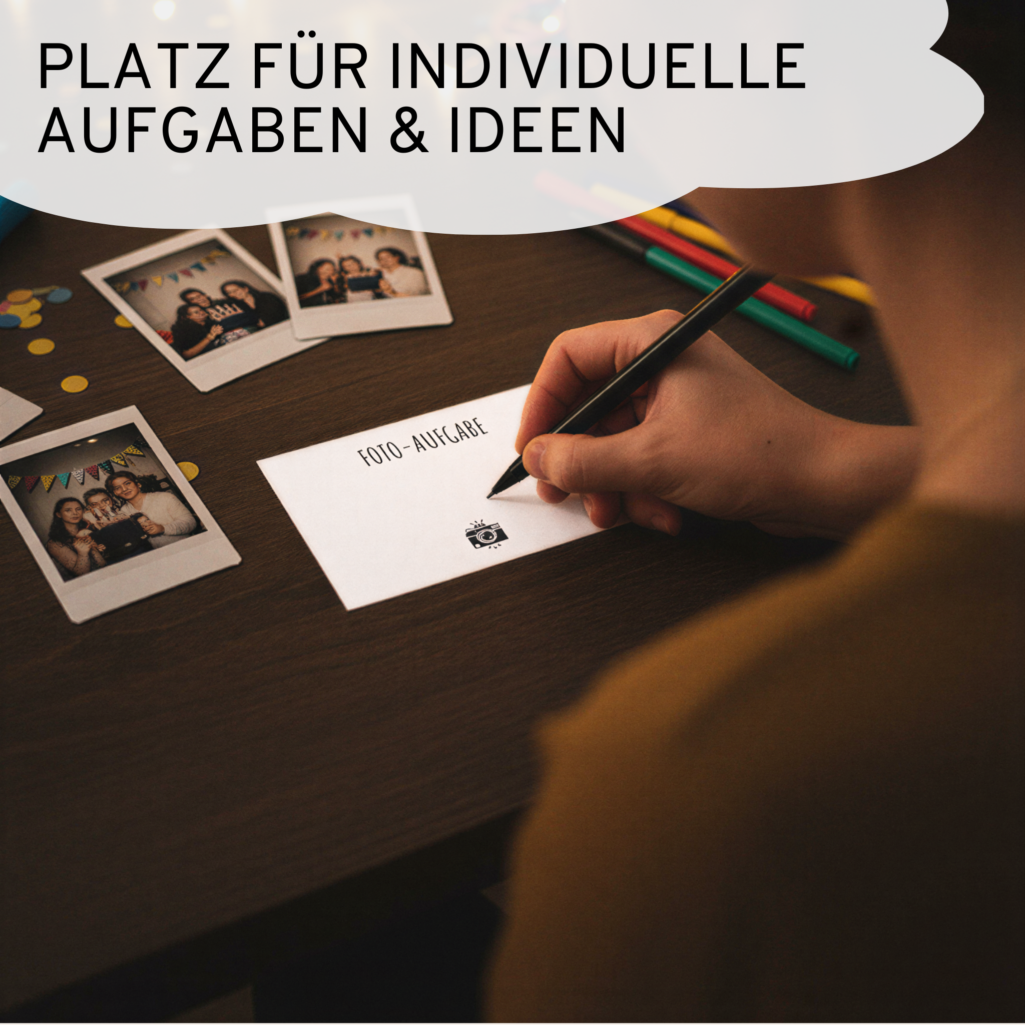 Fotoaufgaben Blanko – 50 Karten