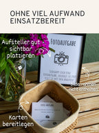 Aufsteller für Fotoaufgaben passend für DIN A5 Bilderrahmen - GLEDESTUND