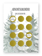 "Ein Gutschein für..." Rubbel Adventskalender - GLEDESTUND