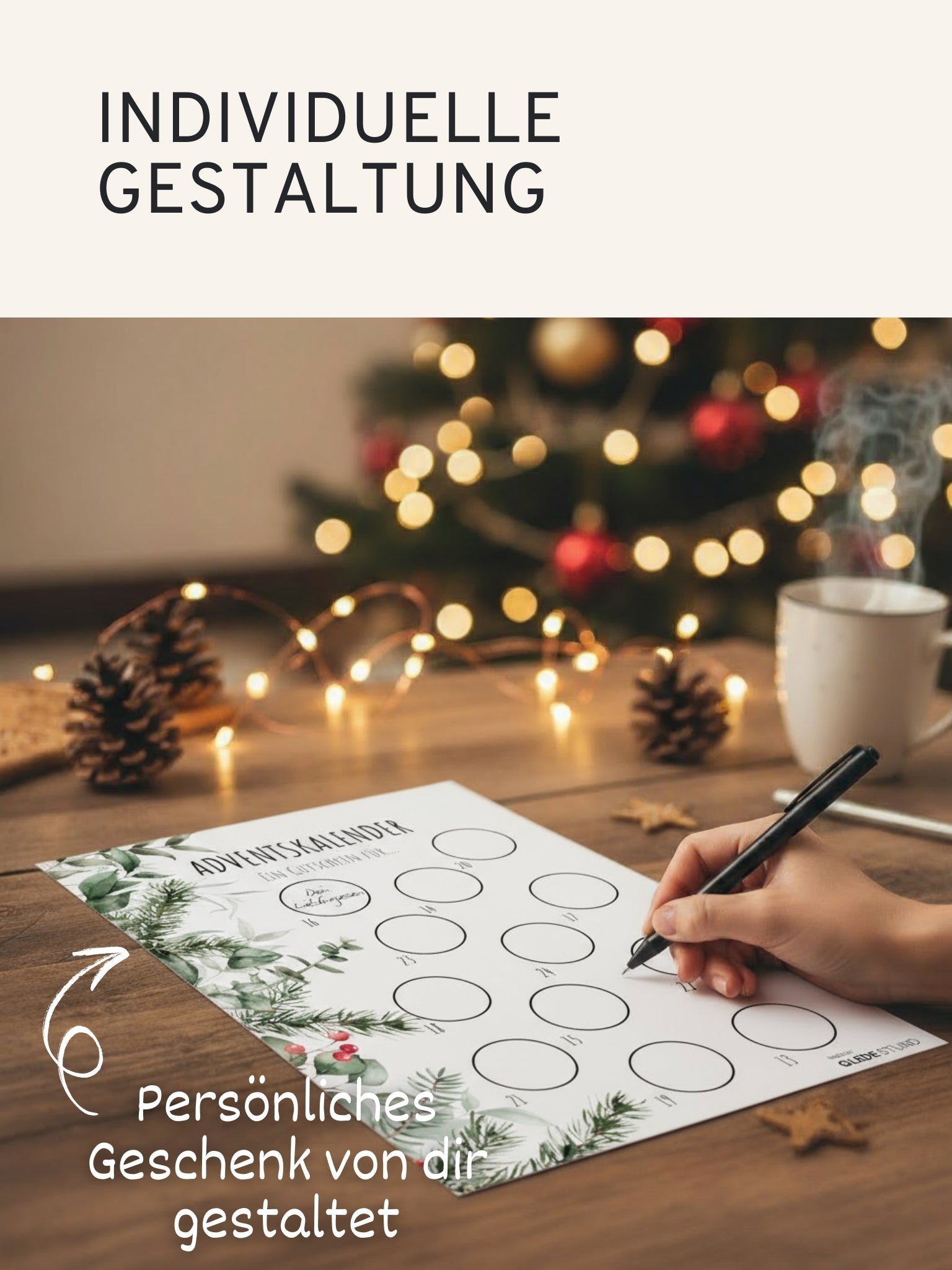 "Ein Gutschein für..." Rubbel Adventskalender - GLEDESTUND