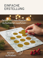 "Ein Gutschein für..." Rubbel Adventskalender - GLEDESTUND