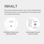 Fotoaufgaben Blanko – 50 Karten zum selber gestalten - GLEDESTUND