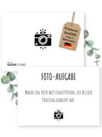 Fotoaufgaben Hochzeit – 100 Karten - GLEDESTUND