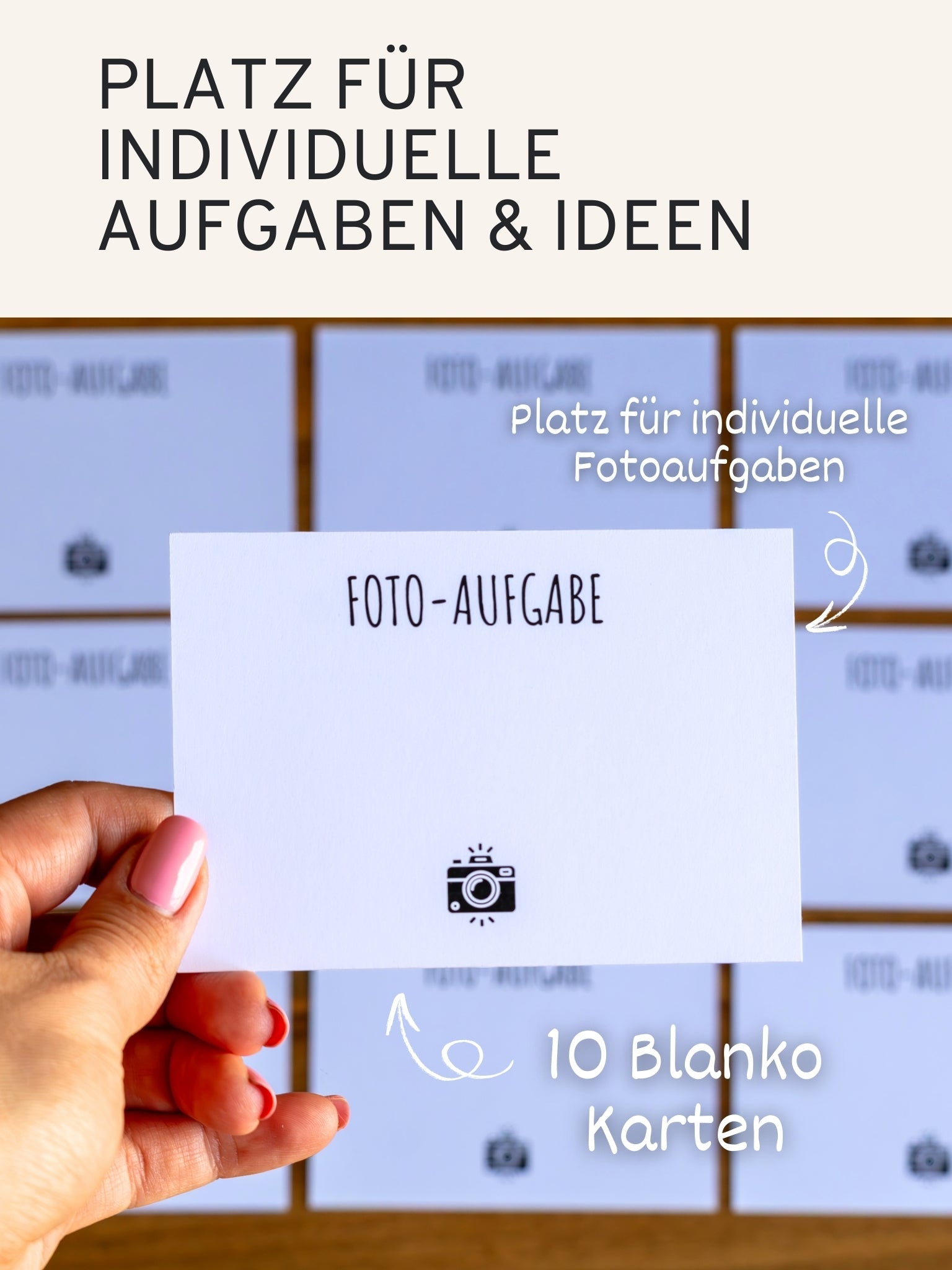 Fotoaufgaben Hochzeit – 100 Karten - GLEDESTUND