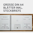 Gästebuch für Fotoaufgaben JGA - 60 Seiten inkl. Fragen - GLEDESTUND