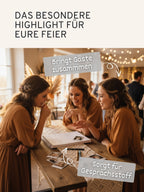 Gästebuch Hochzeit mit Fragen - 100 Seiten - GLEDESTUND
