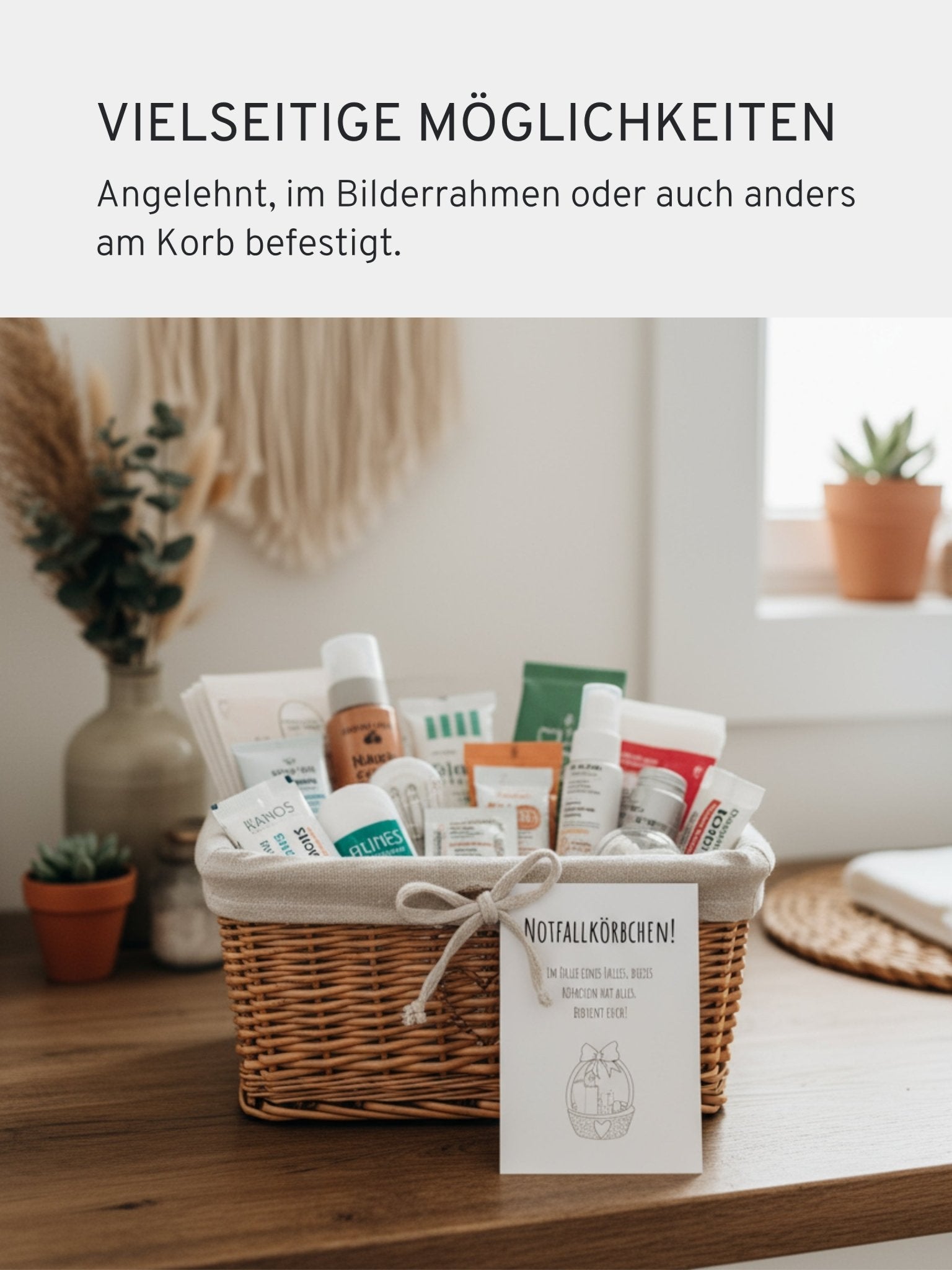 Notfallkörbchen Schild - 4 Karten - GLEDESTUND