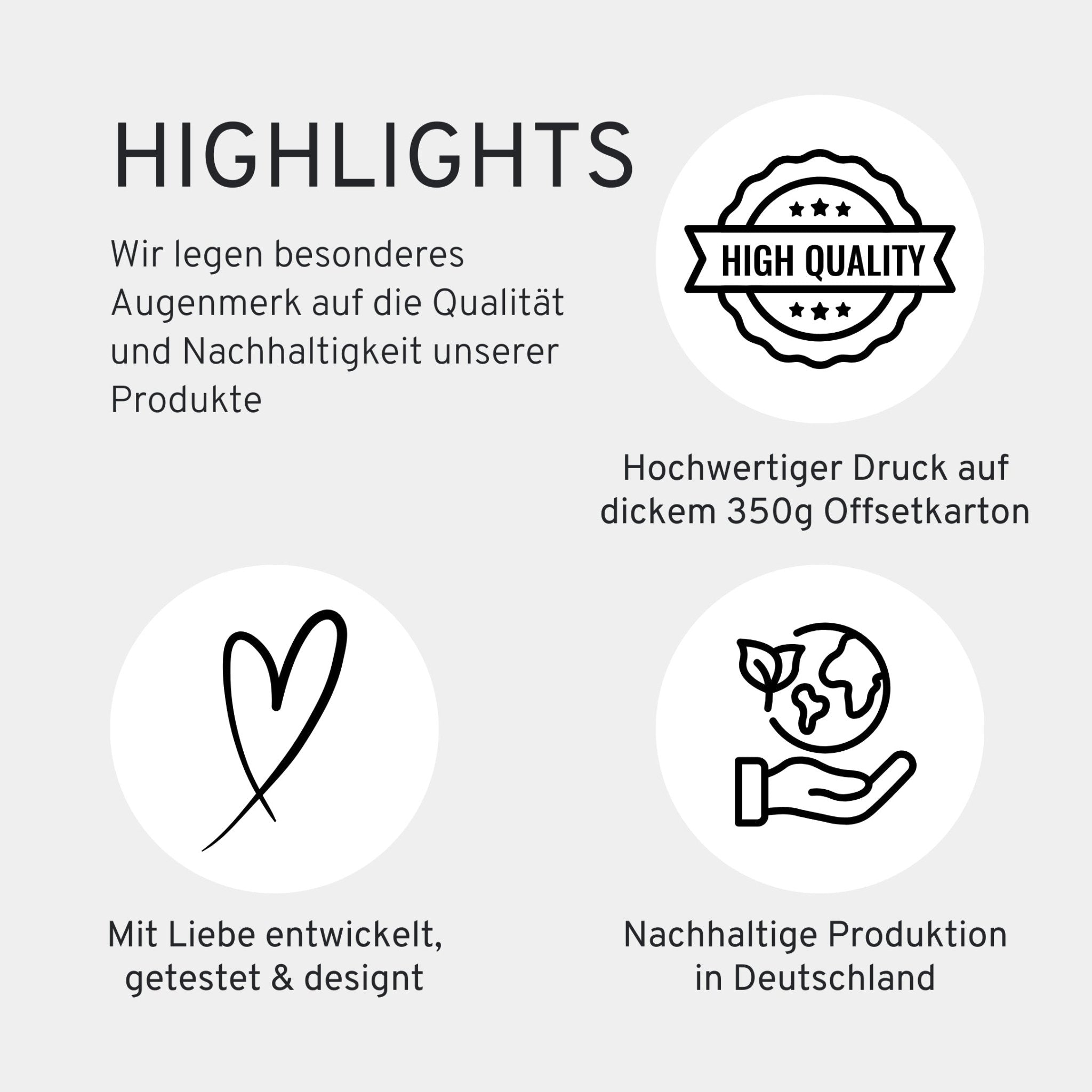 Notfallkörbchen Schild - 4 Karten - GLEDESTUND