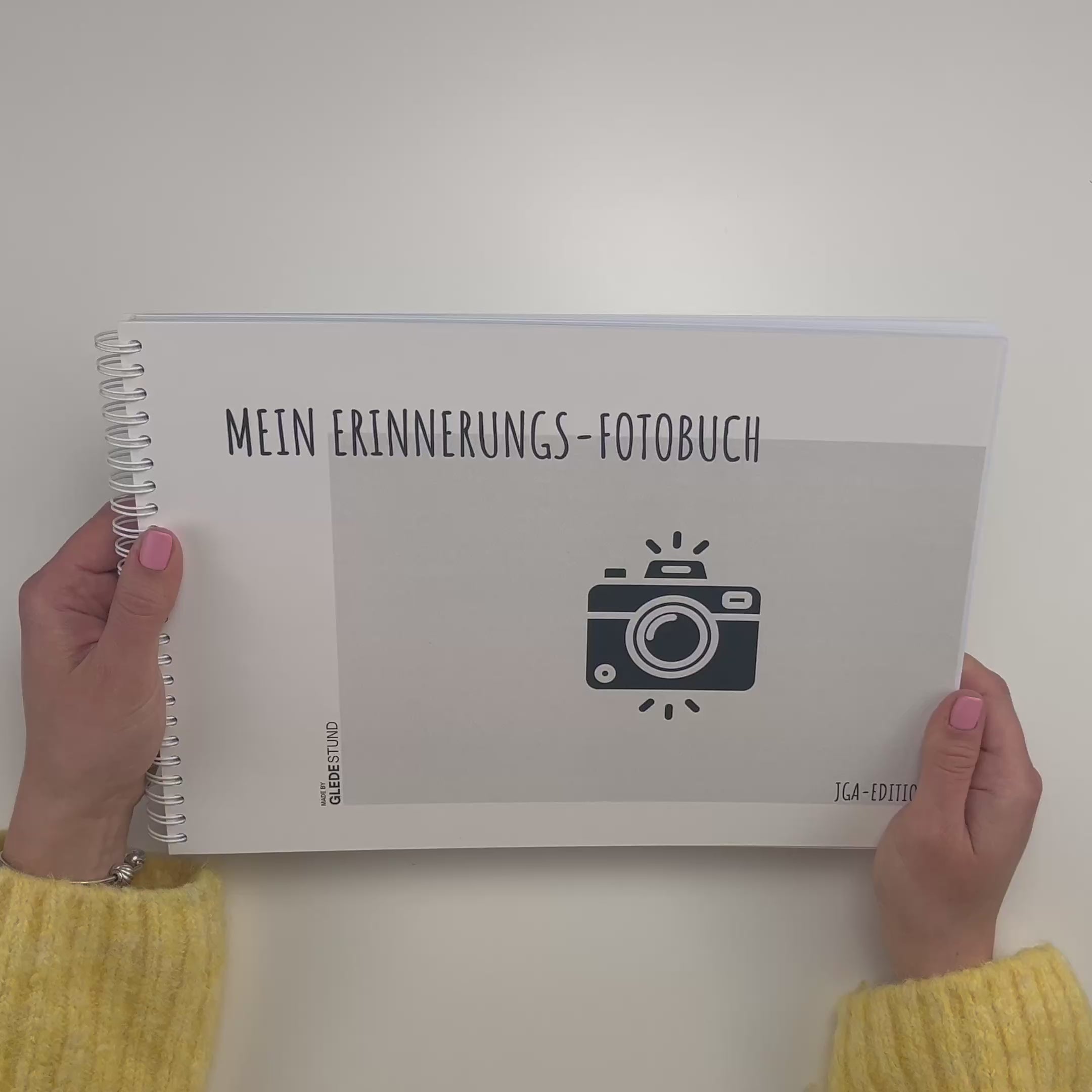 Gästebuch für Fotoaufgaben JGA - 60 Seiten inkl. Fragen