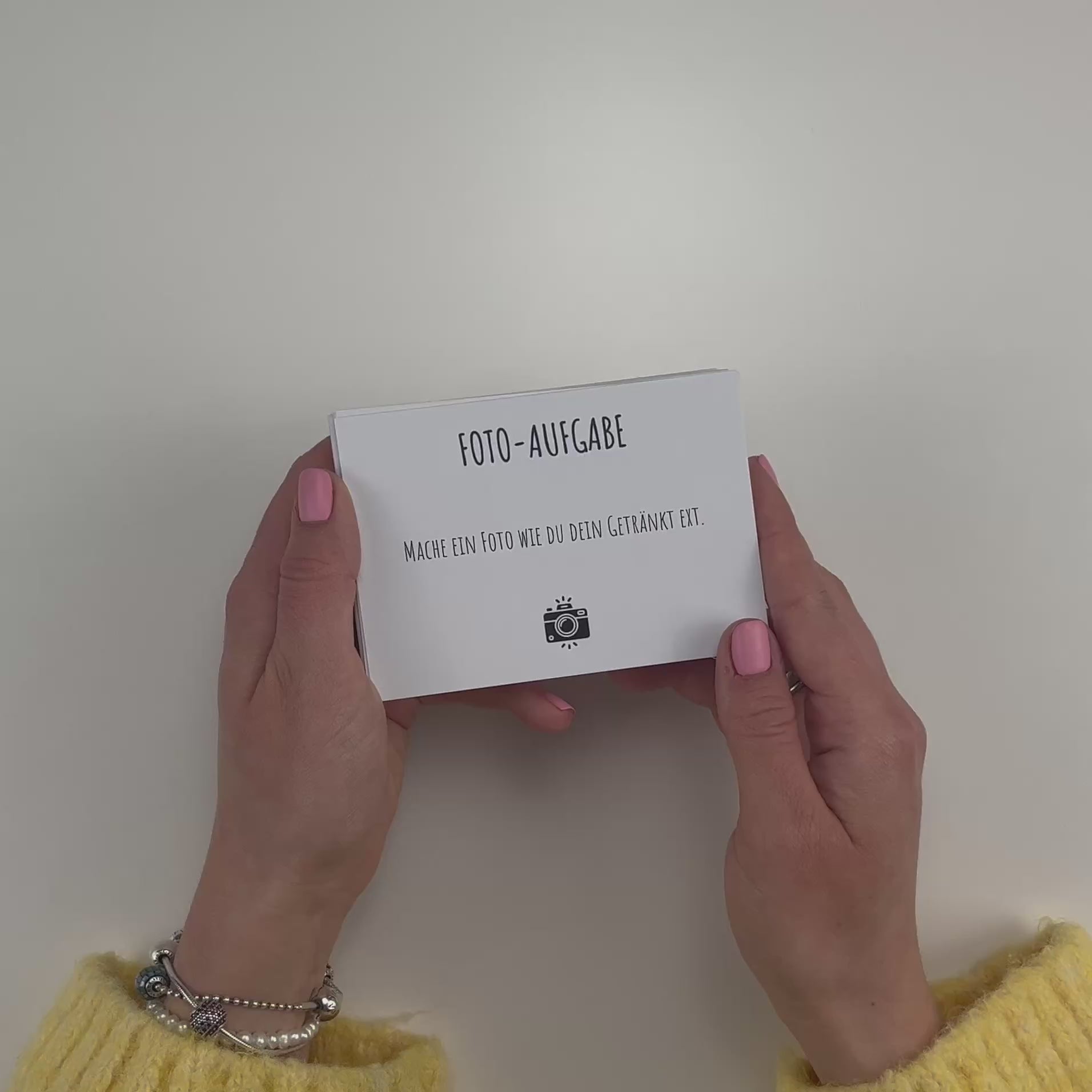 Fotoaufgaben JGA Braut – 60 Karten